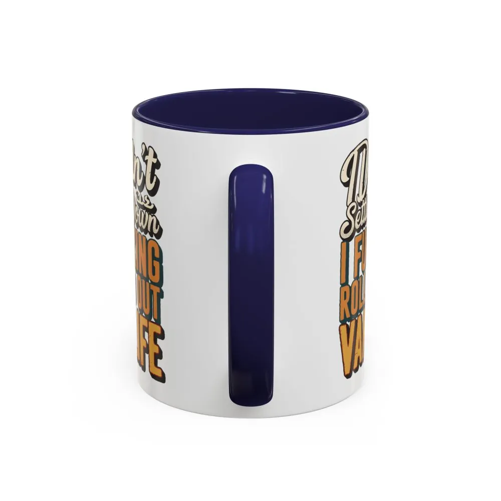 Accent Coffee Mug (11, 15oz) — "Dind´t Settle Down" Design F**K-Line
