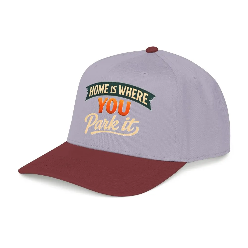 Baseball Cap - "Home Is where You Park It" Design Scenic-Line