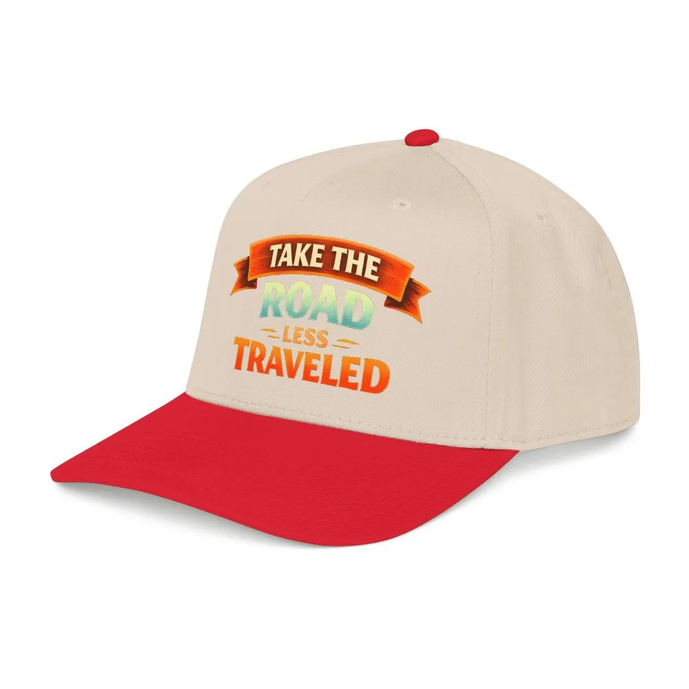 Baseball Cap - "Take The Road Less Traveled" Design Scenic-Line