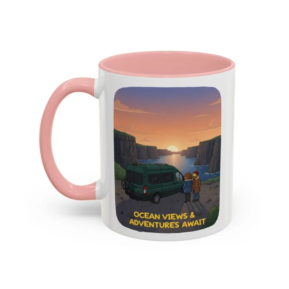 13157446117627428655_2048.jpeg Accent Coffee Mug (11, 15oz) — "Ocean Views-Adventures Awaits" Design Sitcom-Line