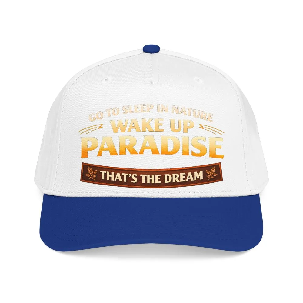 13199434078055143248_2048.jpeg Baseball Cap - "Go sleep Nature-Wake Up Paradise" Design Scenic-Line