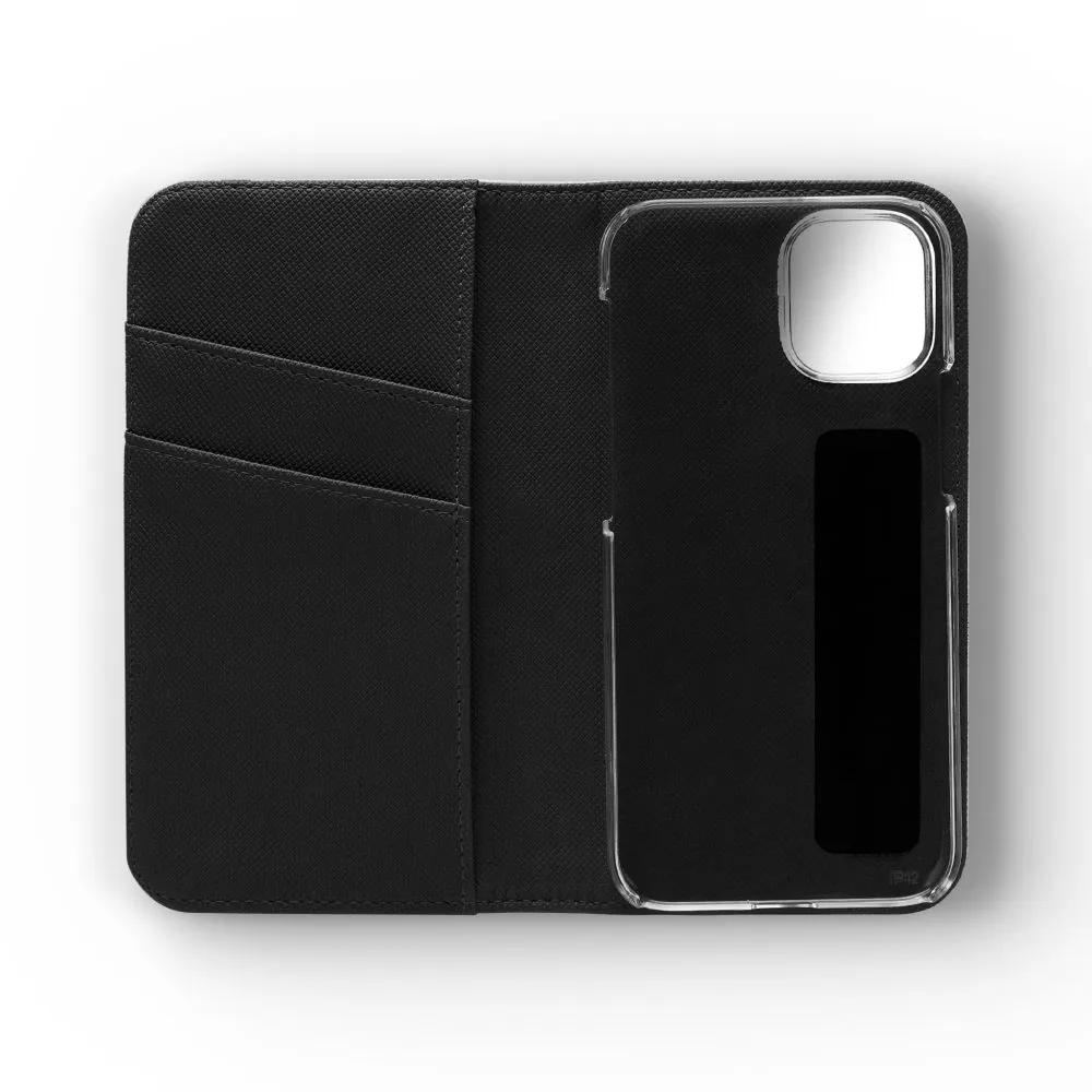 Flip Phone Case — "Adventure Awaits Unplug & Drive" Wallet Case