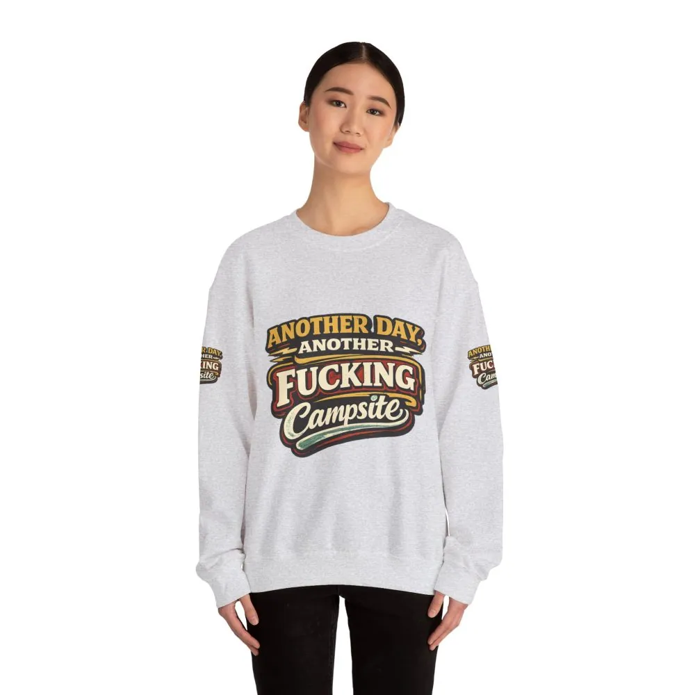 Unisex Heavy Blend™ Crewneck Sweatshirt — "Another Day" Design F**K-Line