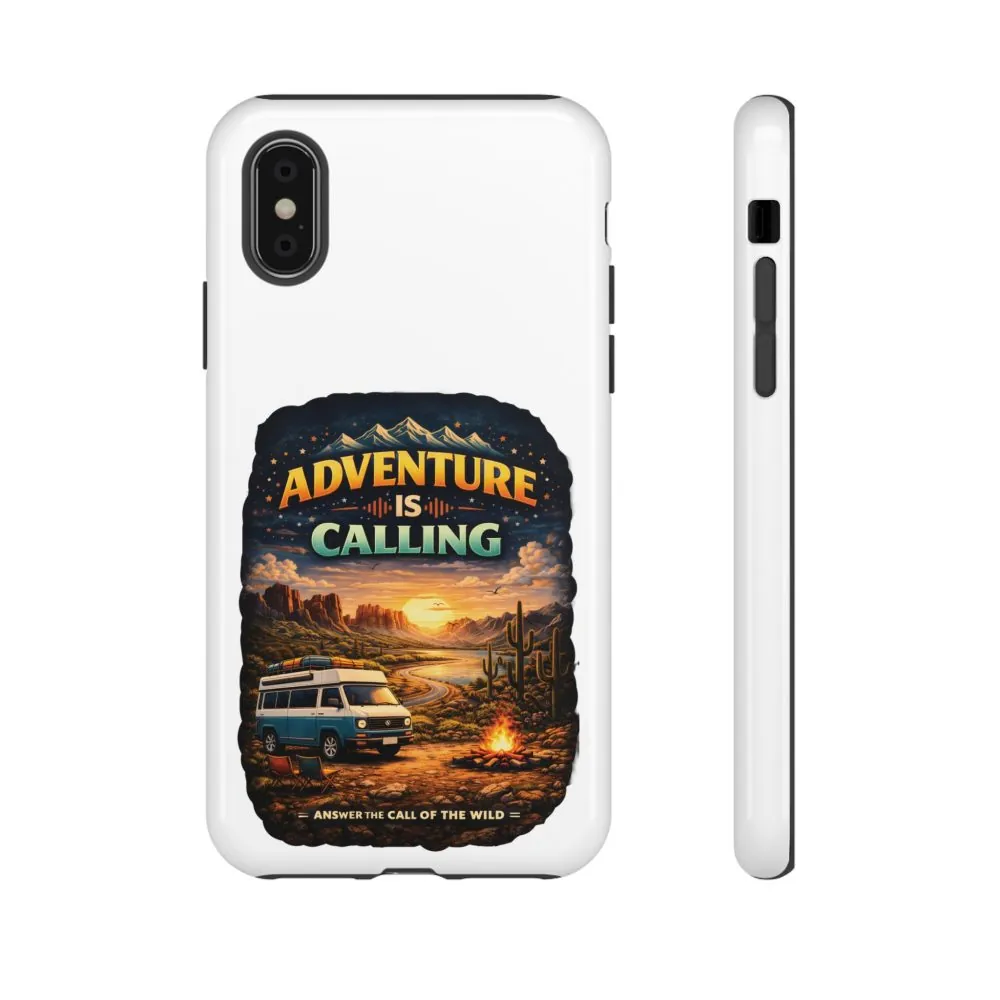 Phone Case — "Adventure Is Calling" (Design Scenic-Line)