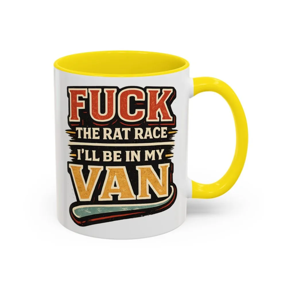 13265268209985987802_2048.jpeg Accent Coffee Mug (11, 15oz) — "Fuck The Rat Race" Design F**K-Line