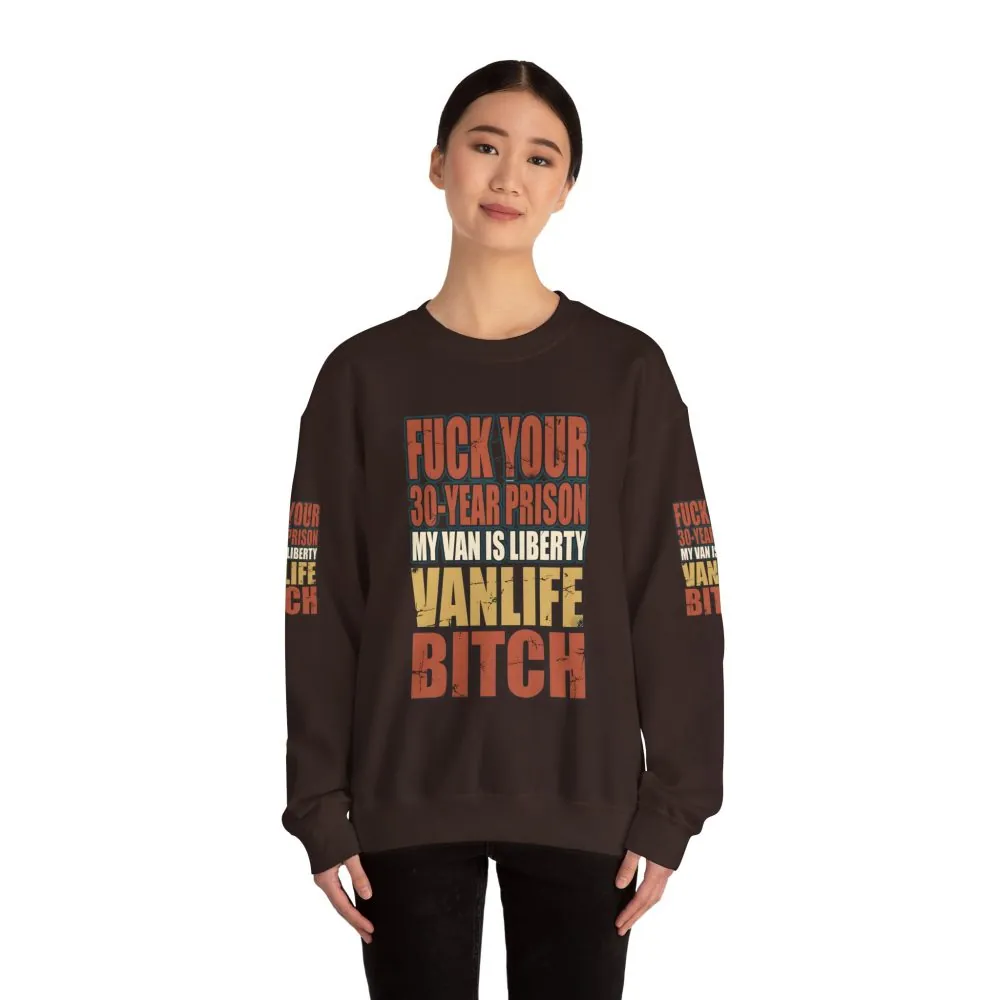 Unisex Heavy Blend™ Crewneck Sweatshirt — "Fuck Your 30 Year" Design F**K-Line