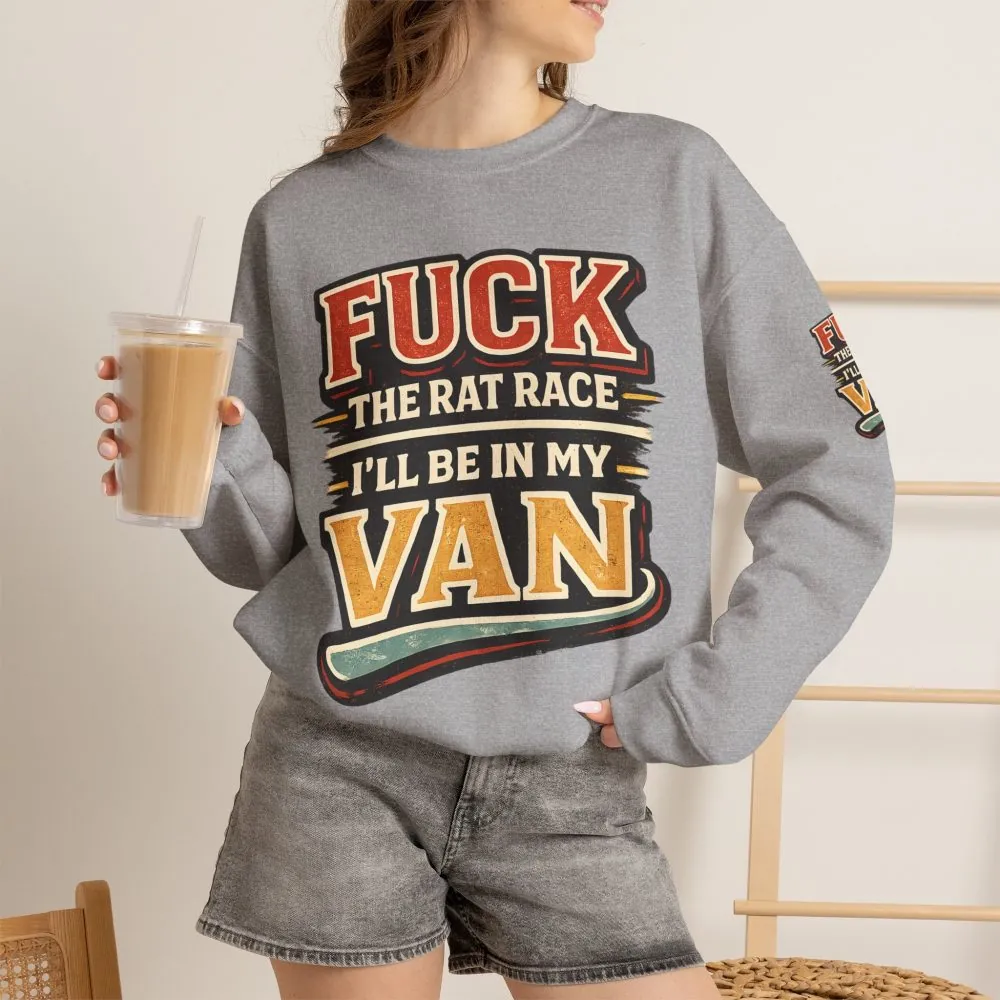 13314875222705359740_2048.jpeg Unisex Heavy Blend™ Crewneck Sweatshirt — "Fuck The Rat Race" Design F**K-Line