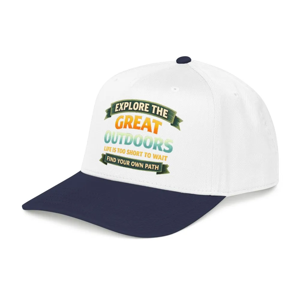 Baseball Cap - "Explore The Great Outdoors" Design Scenic-Line