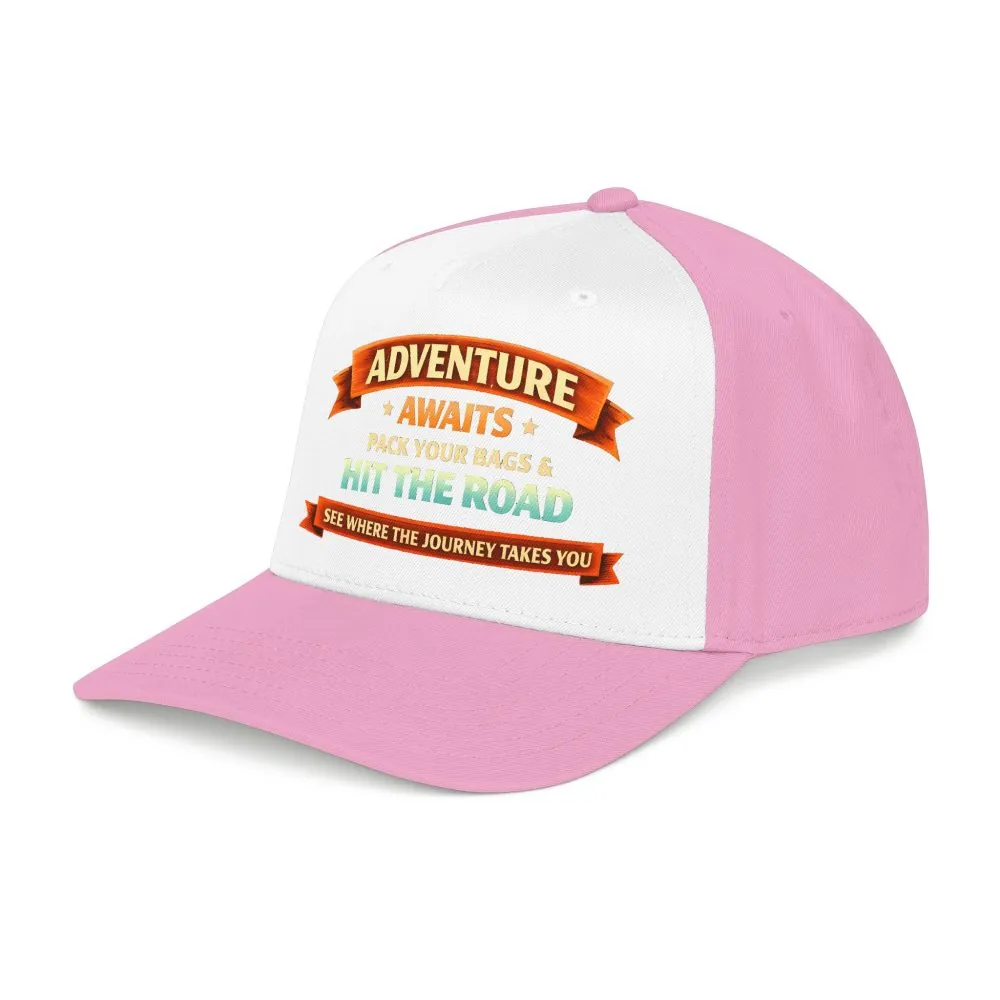 13380352203628322697_2048.jpeg Baseball Cap - "Adventure Awaits-Pack Your Bags" Design Scenic-Line
