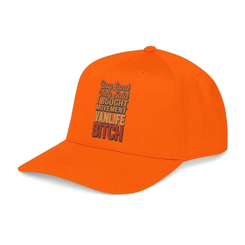 Baseball Cap - "Buy Land They Said" Design F**K-Line