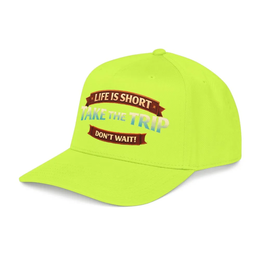 13403347507169015782_2048.jpeg Baseball Cap - "Live Is Short Take The Trip" Design Scenic-Line