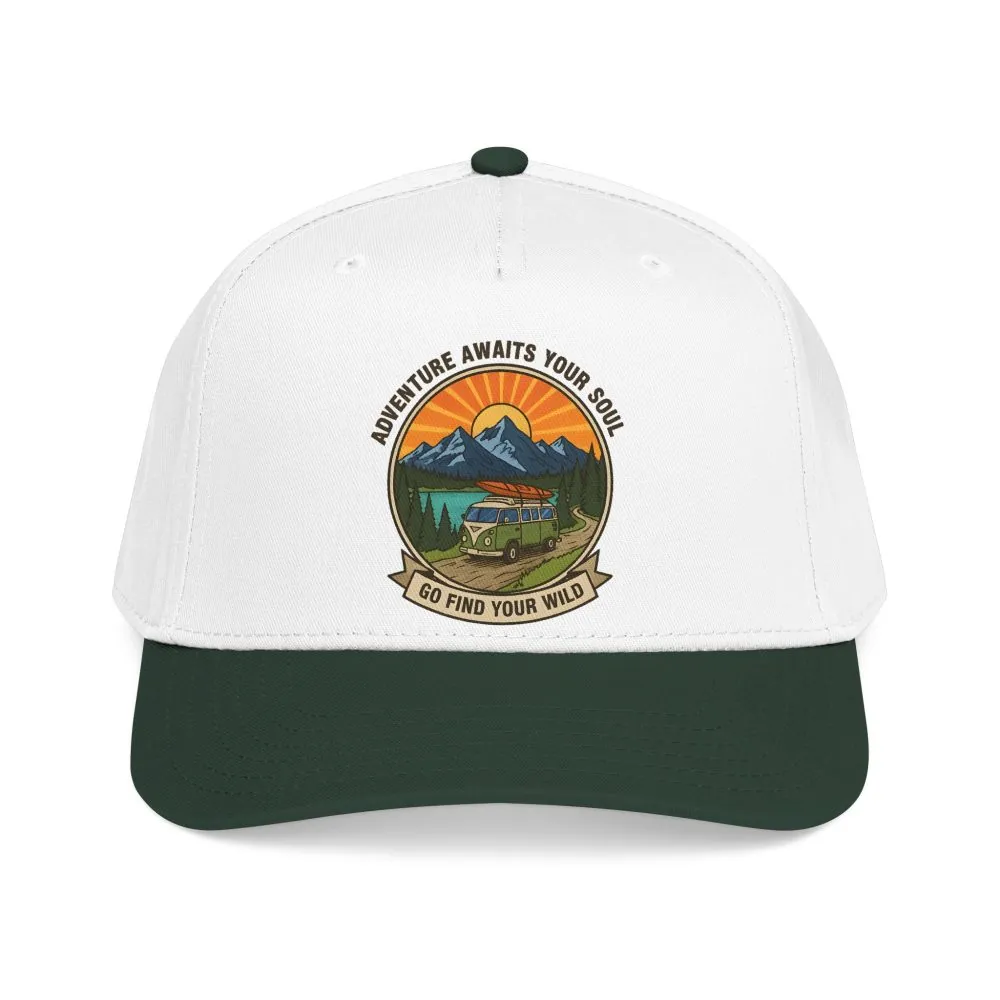 Baseball Cap — "Go Find Your Wild" Outdoor Patch