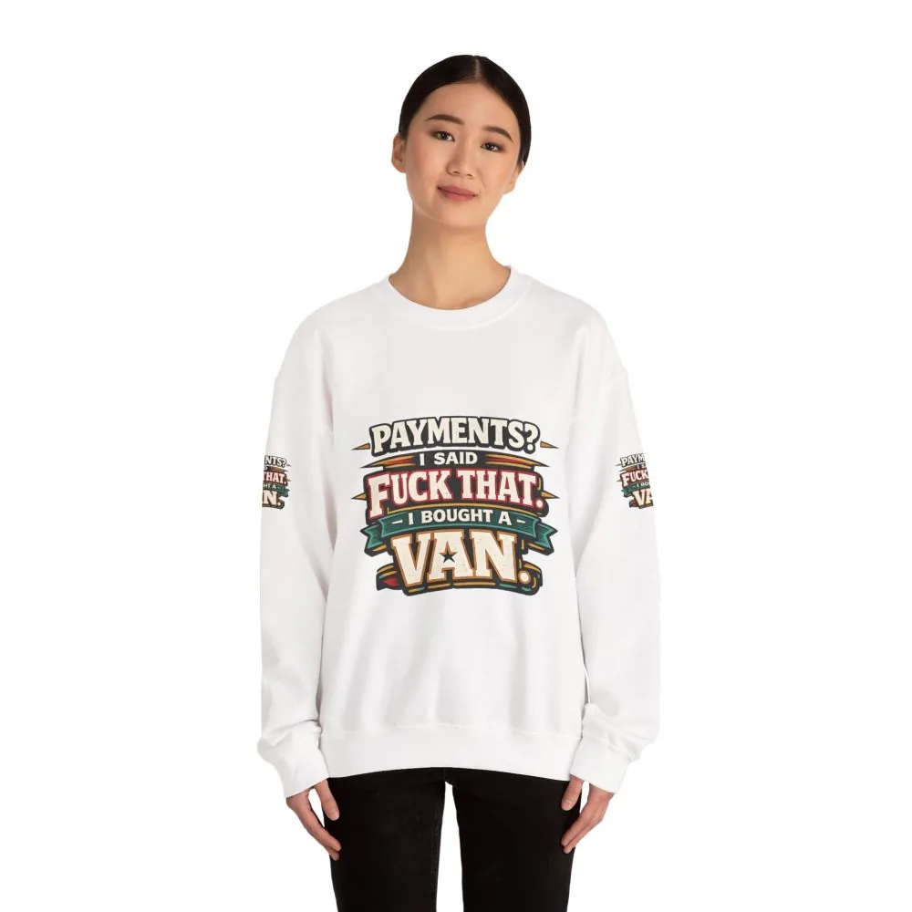13418609979878667213_2048.jpeg Unisex Heavy Blend™ Crewneck Sweatshirt — "Payments?I Said" Design F**K-Line