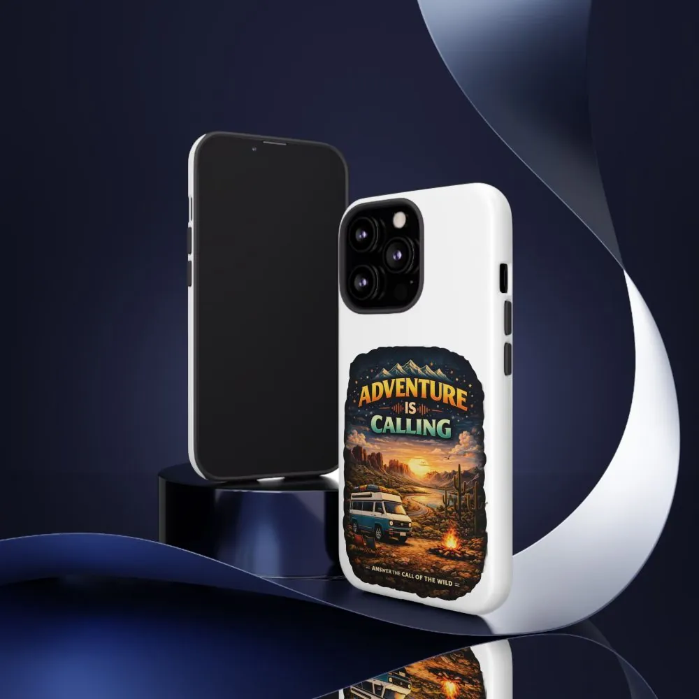 Phone Case — "Adventure Is Calling" (Design Scenic-Line)