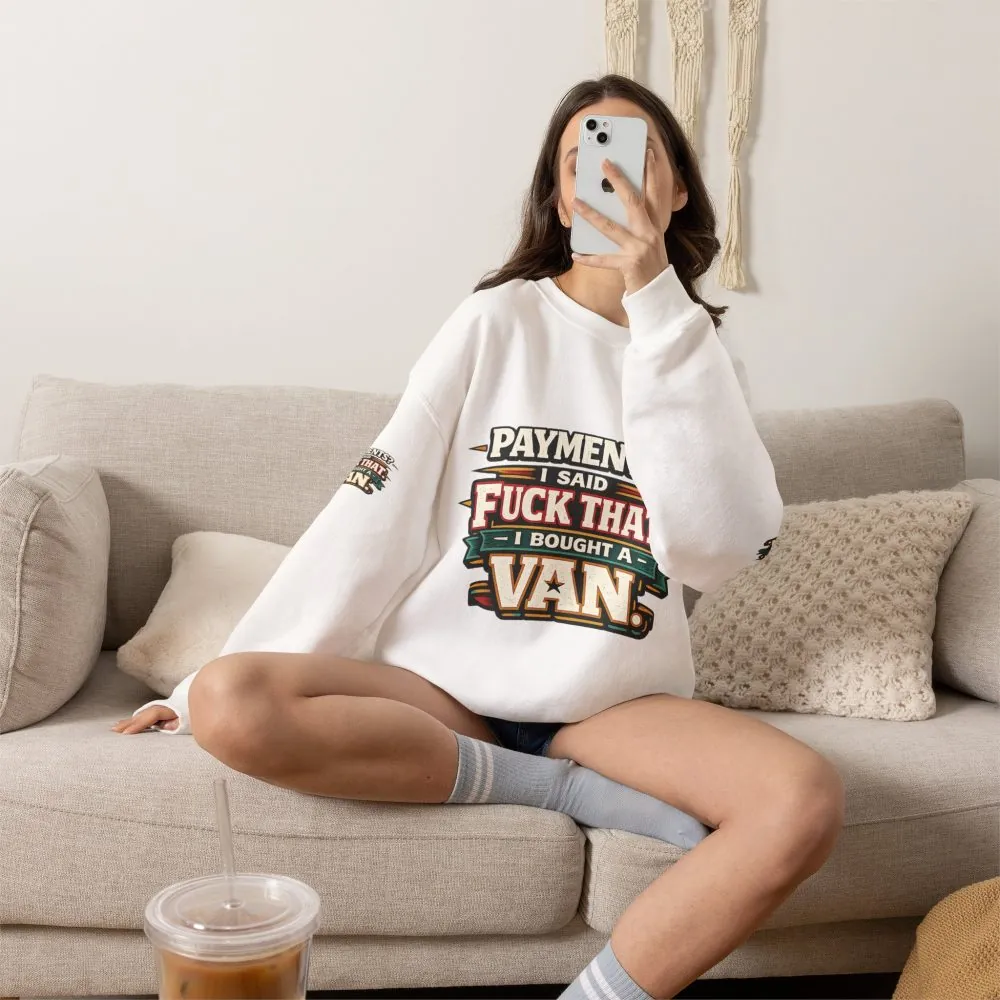1349399508505347576_2048.jpeg Unisex Heavy Blend™ Crewneck Sweatshirt — "Payments?I Said" Design F**K-Line