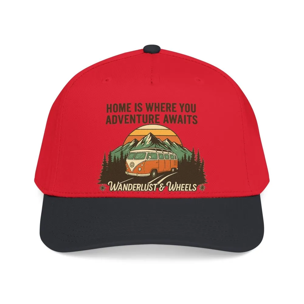 13507550297221565158_2048.jpeg Baseball Cap - "Home Is Where You Adventure Awaits" Mid Profile Baseball Cap