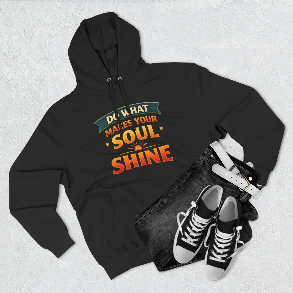 13517227161319185787_2048.jpeg Three-Panel Fleece Hoodie - "Do What Makes Your Soul Shine" Design Scenic-Line