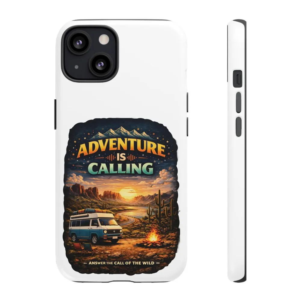 Phone Case — "Adventure Is Calling" (Design Scenic-Line)