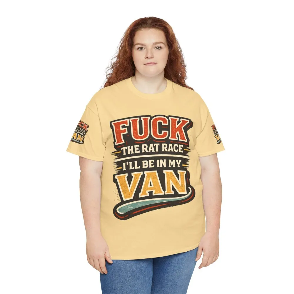 13522686196737502433_2048.jpeg Unisex Heavy Cotton Tee — "Fuck The Rat Race" Design F**K-Line