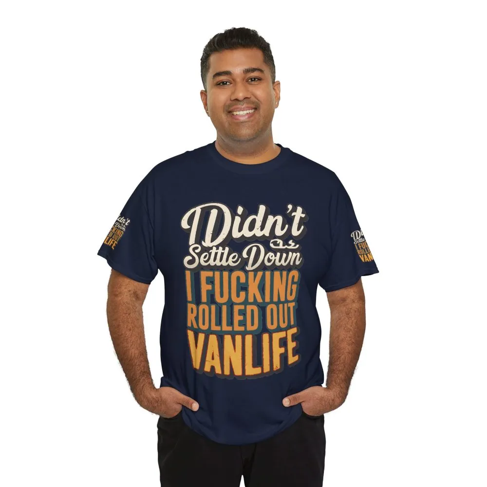 135319516119183189_2048.jpeg Unisex Heavy Cotton Tee — "Dind´t Settle Down" Design F**K-Line