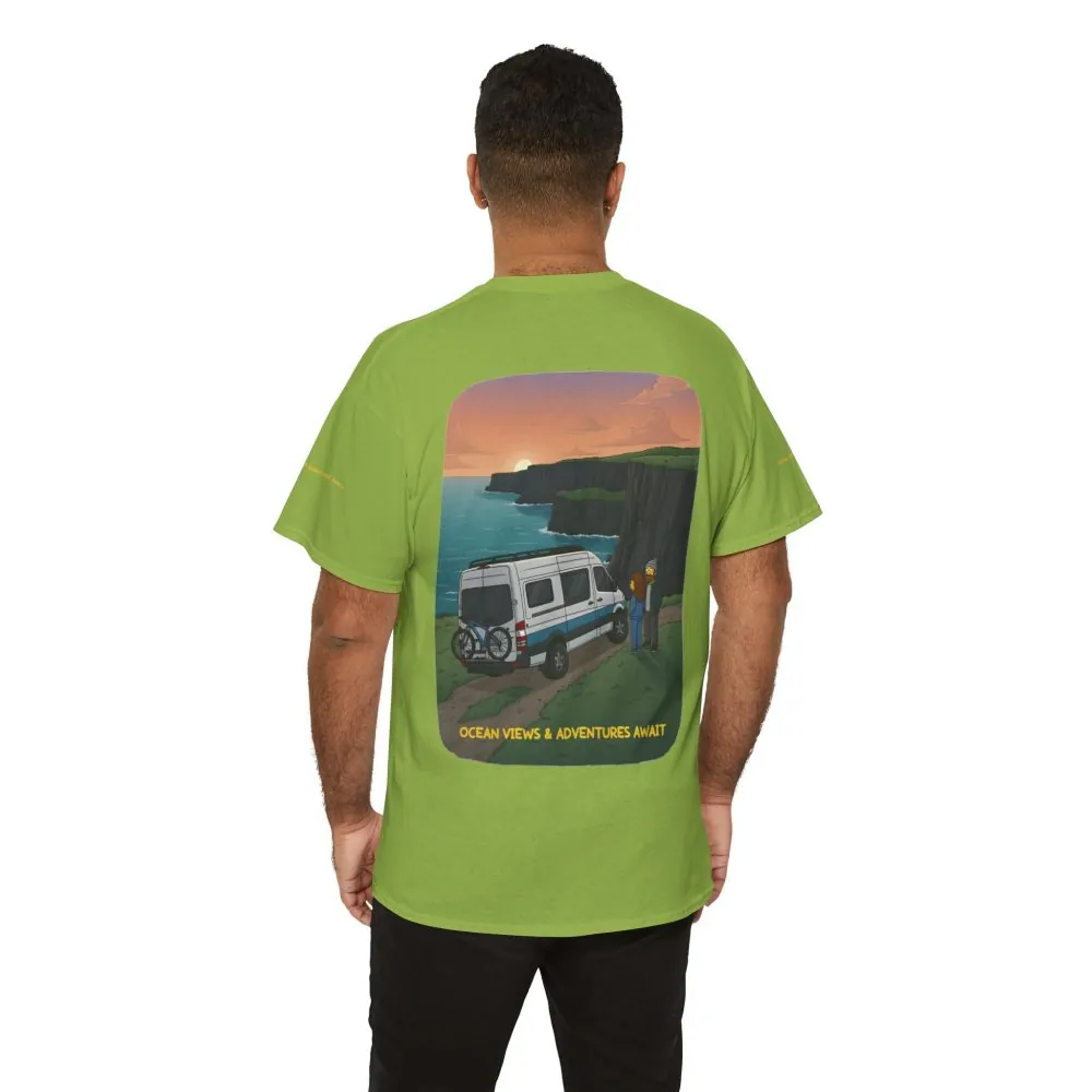 13574182575569511650_2048.jpeg Unisex Heavy Cotton Tee — "Ocean Views-Adventures Awaits" Design Sitcom-Line