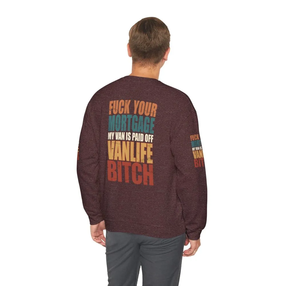 13605396055224048245_2048.jpeg Unisex Heavy Blend™ Crewneck Sweatshirt — "Fuck Your Mortgage" Design F**K-Line