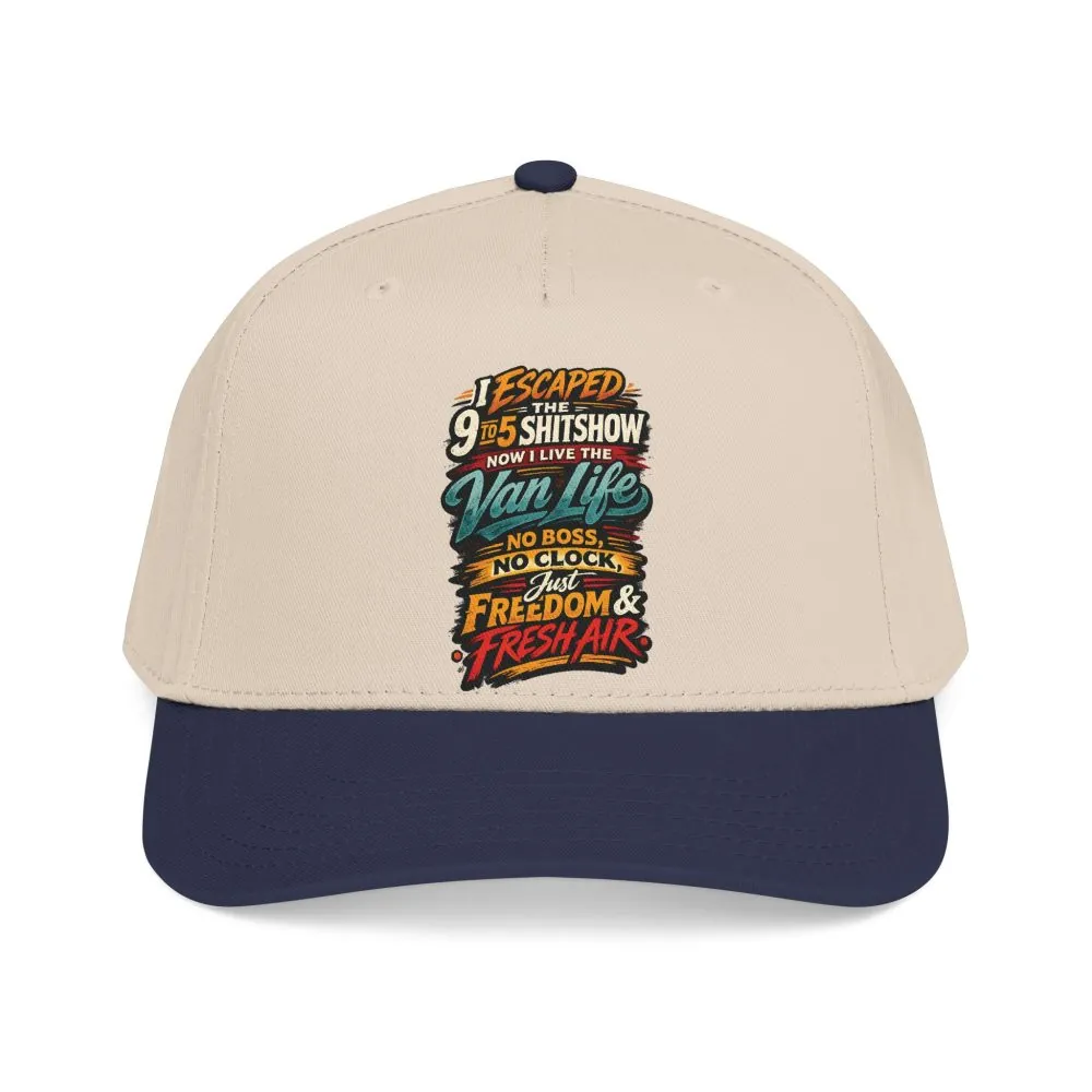 Baseball Cap - "I Escaped The 9 To 5" Design F**K-Line