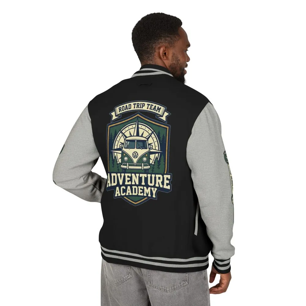 13644464763590565604_2048.jpeg Unisex Heavyweight Letterman Jacket (Awdis) —"Adventure Academy" Road Trip Team Varsity Jacket