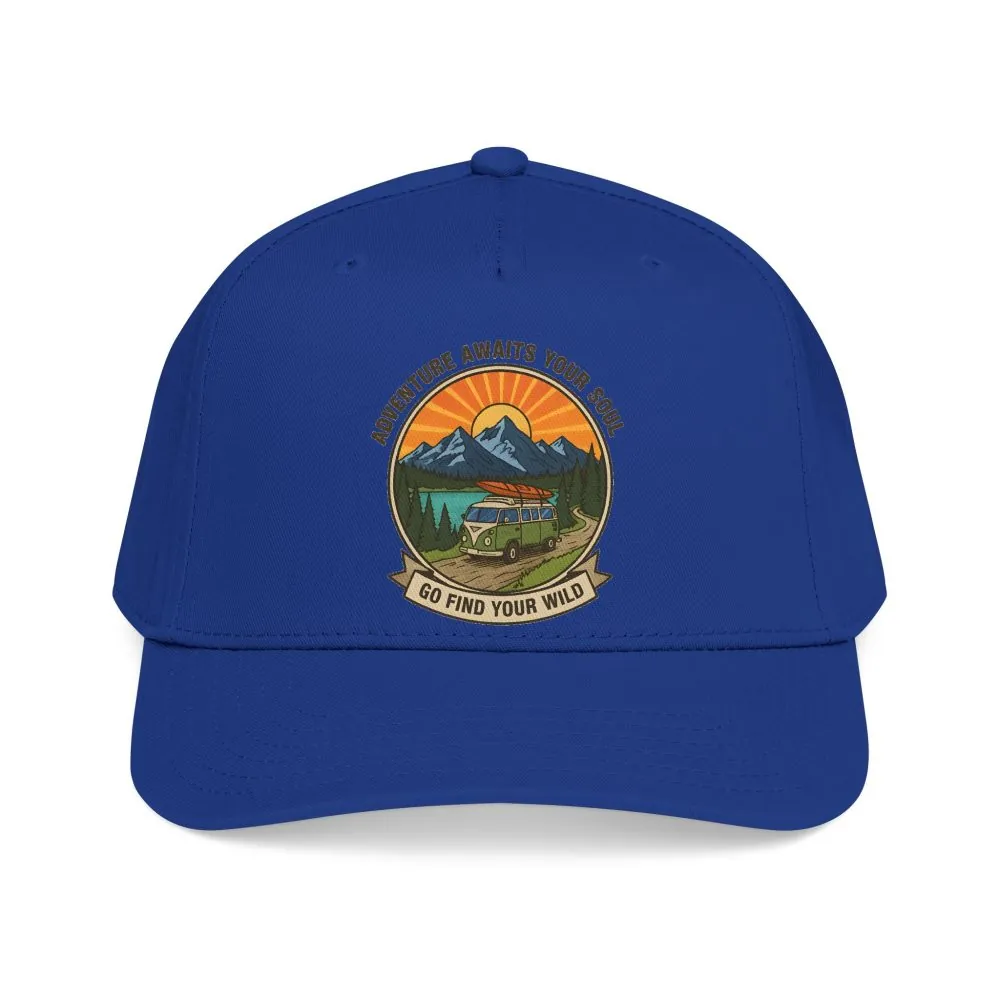 Baseball Cap — "Go Find Your Wild" Outdoor Patch
