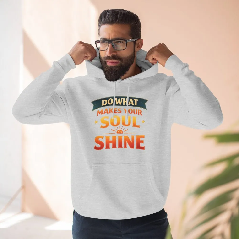 13661536850556648091_2048.jpeg Three-Panel Fleece Hoodie - "Do What Makes Your Soul Shine" Design Scenic-Line