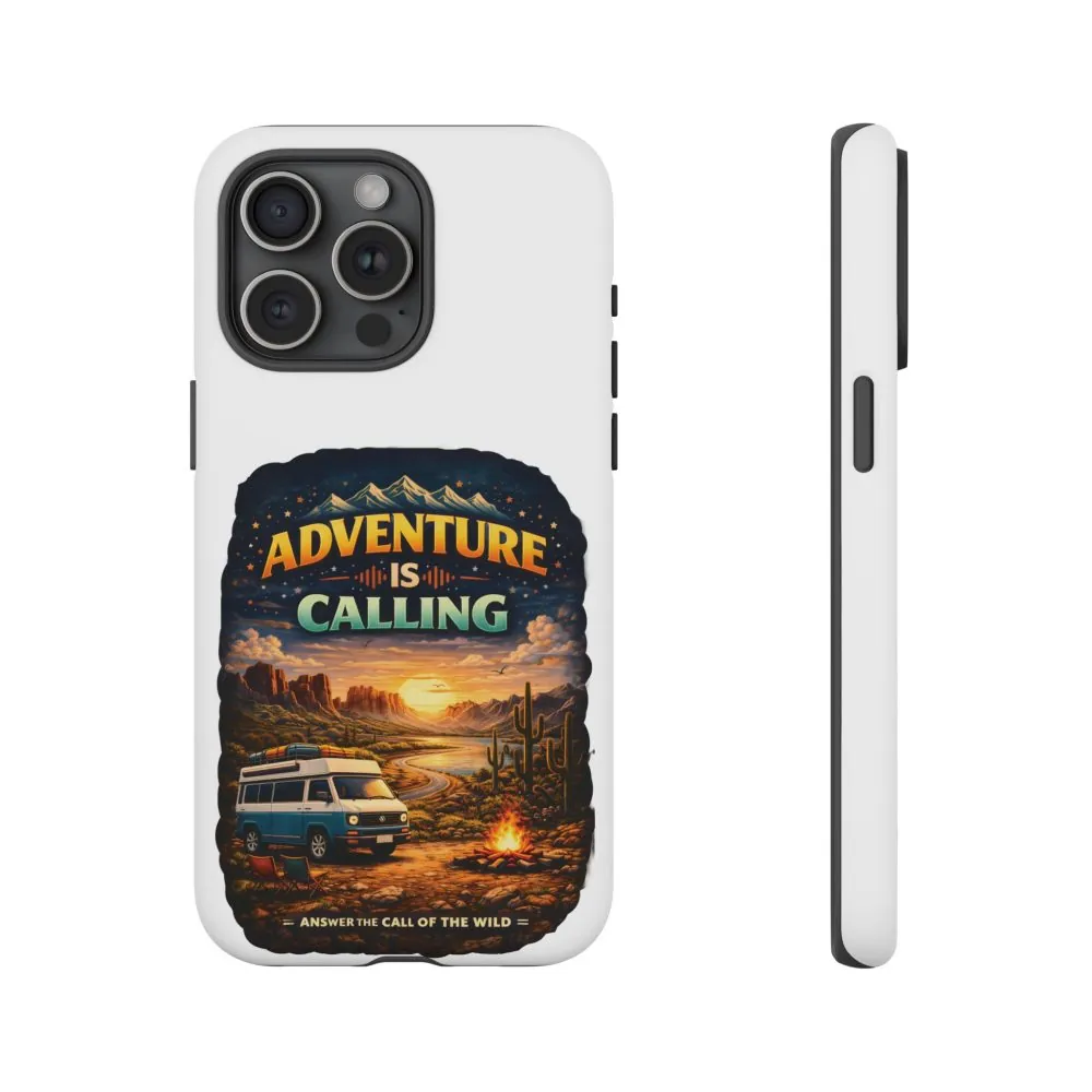 Phone Case — "Adventure Is Calling" (Design Scenic-Line)