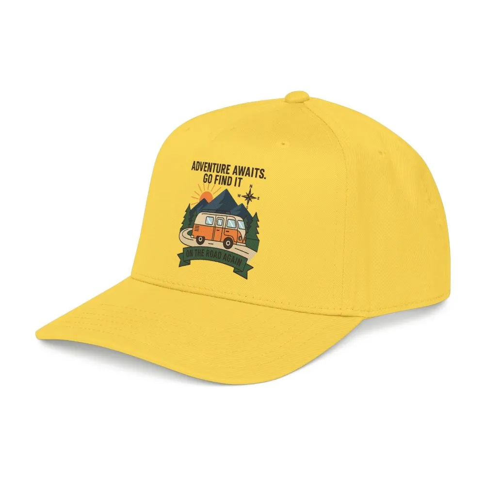 Baseball Cap - "Adventure Awaits" Outdoor Travel Hat