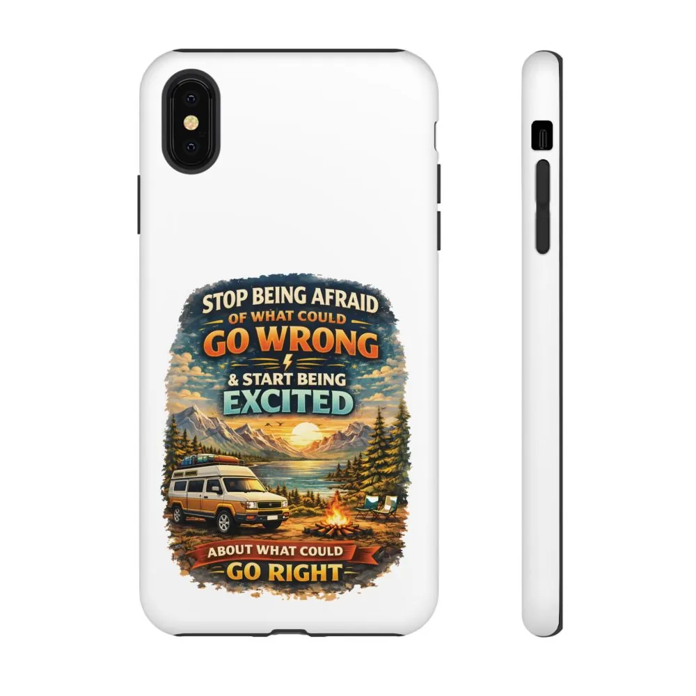 13706274864166464369_2048.jpeg Phone Case — "Stop Being Afraid" (Design Scenic-Line)