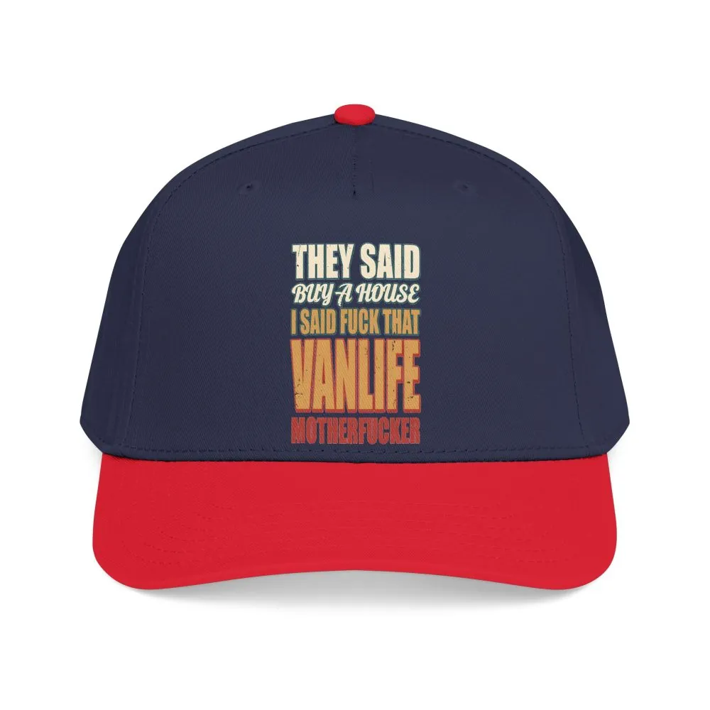 13737357060987459862_2048.jpeg Baseball Cap - "They Said Buy A House" Design F**K-Line