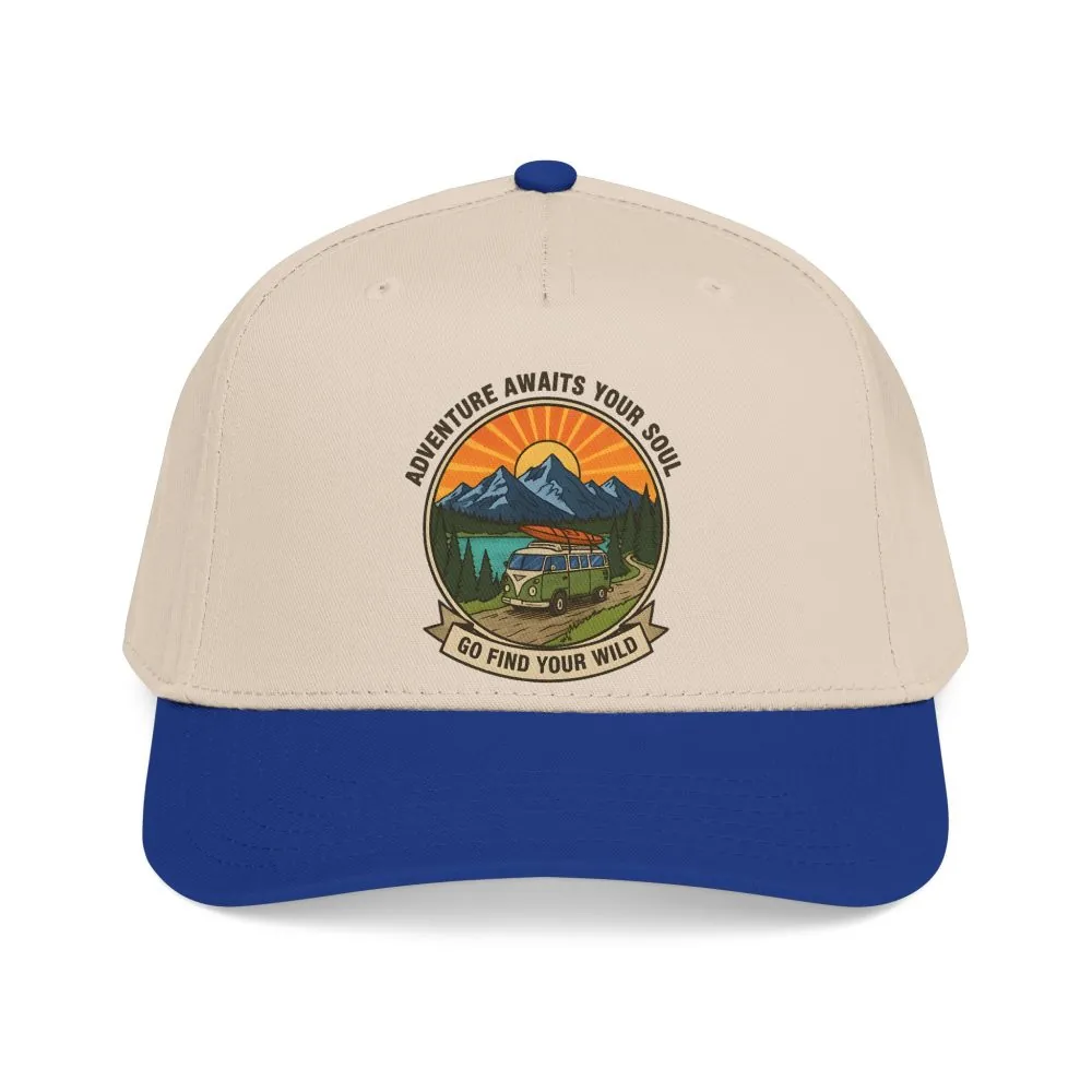 Baseball Cap — "Go Find Your Wild" Outdoor Patch