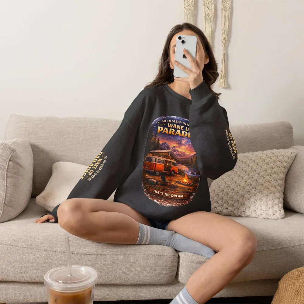 13810889976992769497_2048.jpeg Unisex Heavy Blend™ Crewneck Sweatshirt — "Go To Sleep Nature " Design Scenic-Line