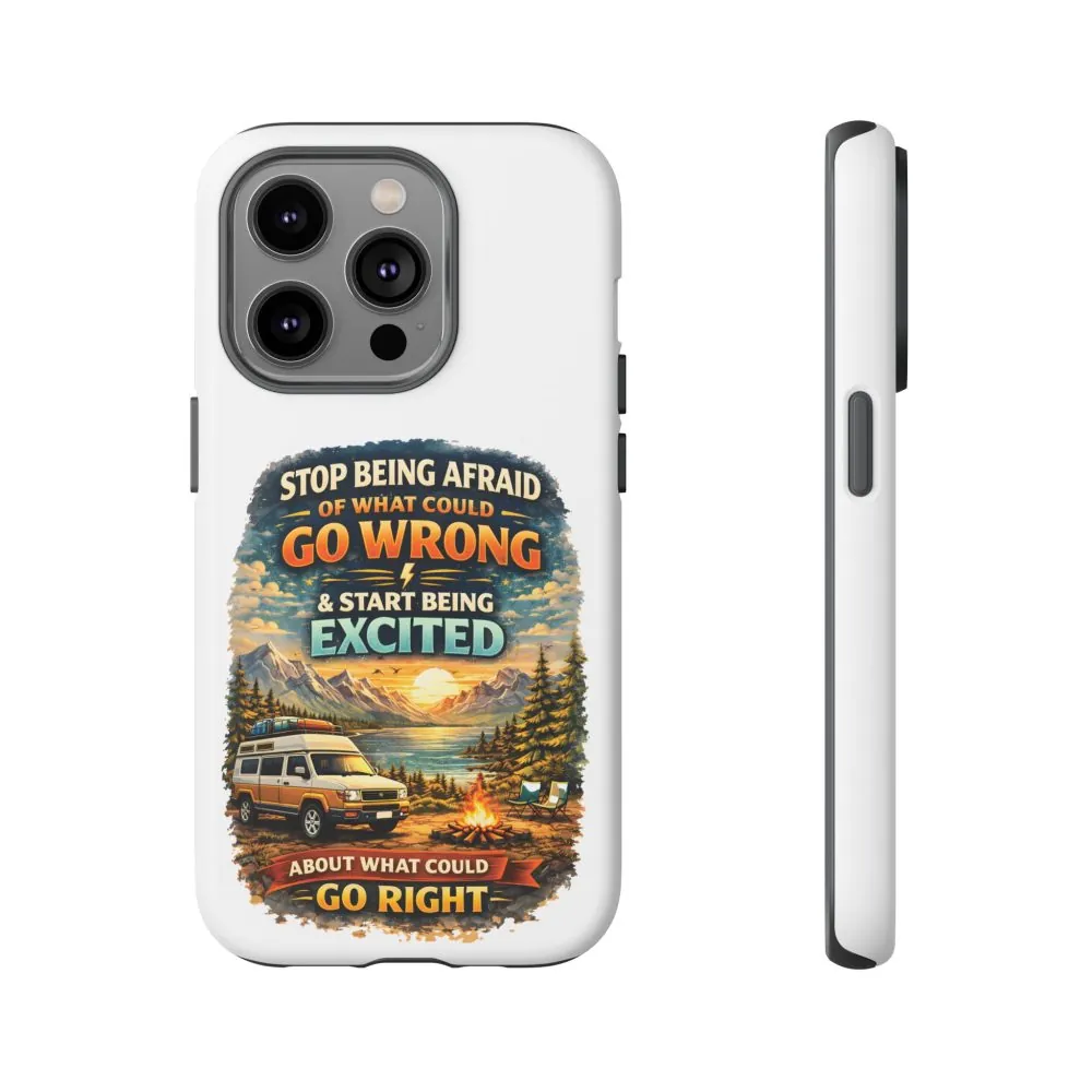 13812444687334874095_2048.jpeg Phone Case — "Stop Being Afraid" (Design Scenic-Line)