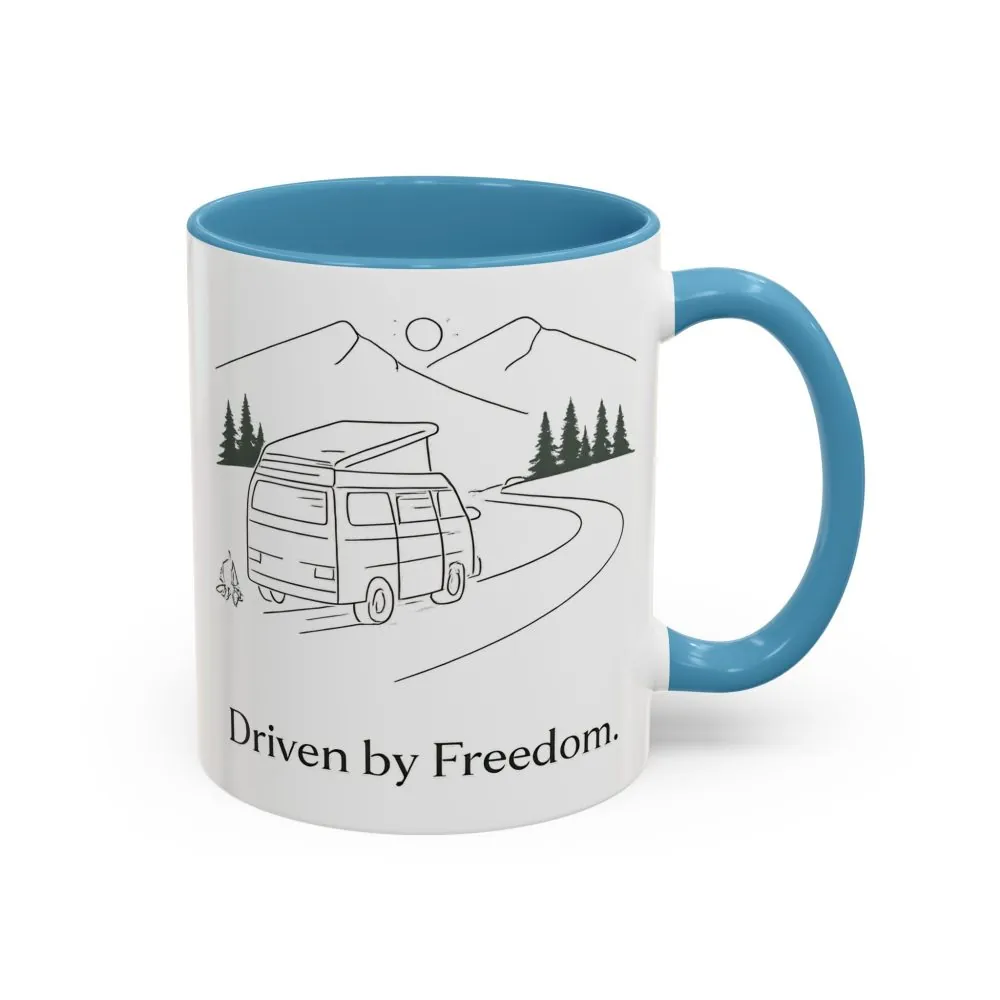 13823476192602637534_2048.jpeg Accent Coffee Mug (11, 15oz) — "Driven By Freedom" Design Minimal-Line