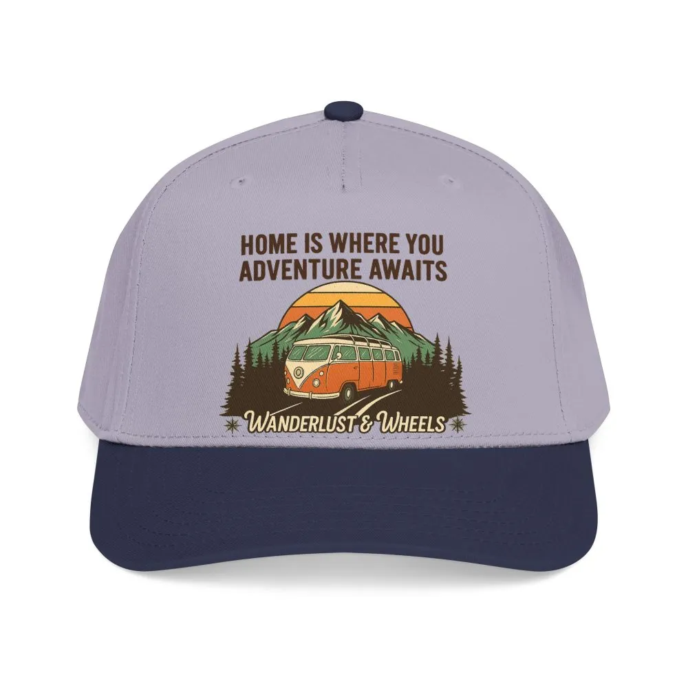 1383542799204077831_2048.jpeg Baseball Cap - "Home Is Where You Adventure Awaits" Mid Profile Baseball Cap