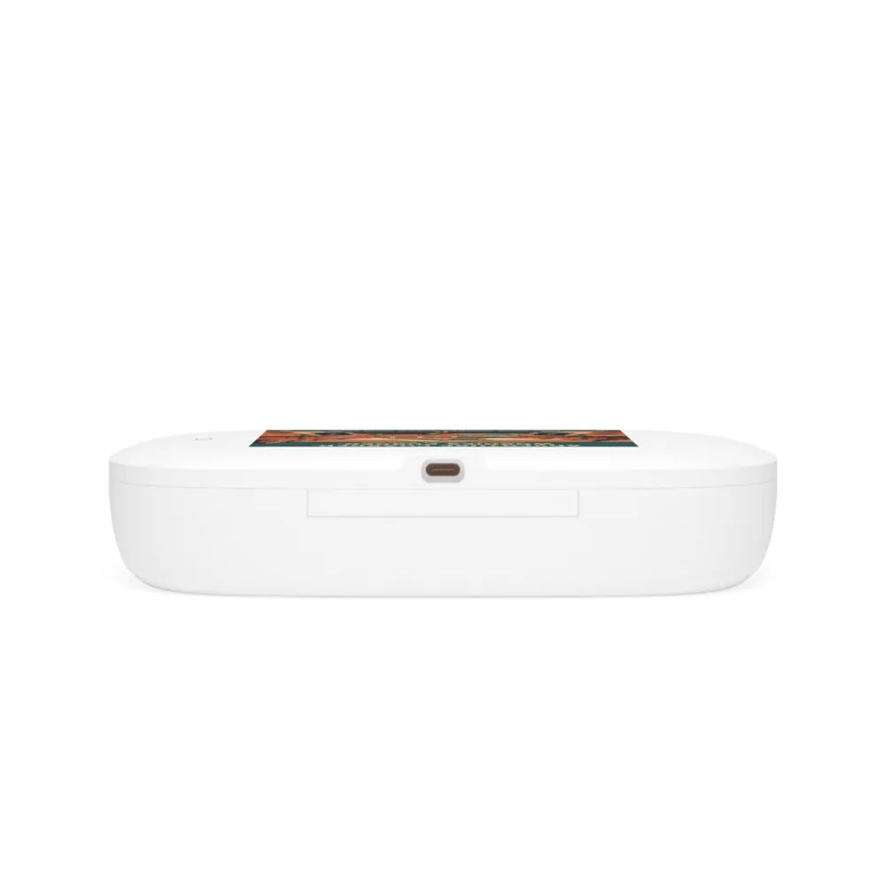 UV Phone Sanitizer & Wireless Charging Pad — “Adventure Charged, Worries Purged” Travel-Tech Cleaner