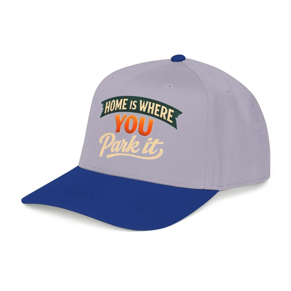 Baseball Cap - "Home Is where You Park It" Design Scenic-Line