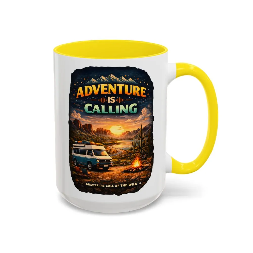 13886582324368543871_2048.jpeg Accent Coffee Mug (11, 15oz) — "Adventure Is Calling" Design Scenic-Line