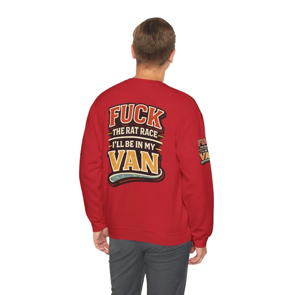 13890706975940403063_2048.jpeg Unisex Heavy Blend™ Crewneck Sweatshirt — "Fuck The Rat Race" Design F**K-Line
