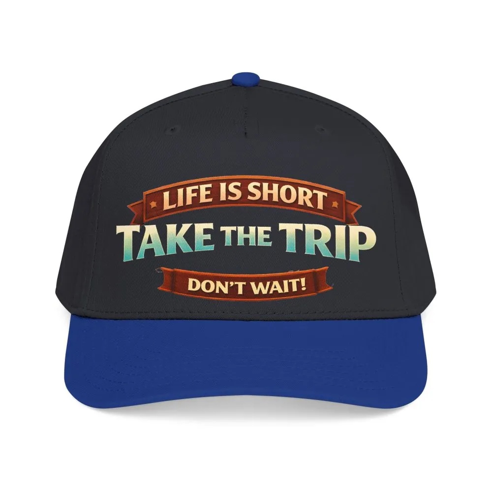 13937671460019364711_2048.jpeg Baseball Cap - "Live Is Short Take The Trip" Design Scenic-Line