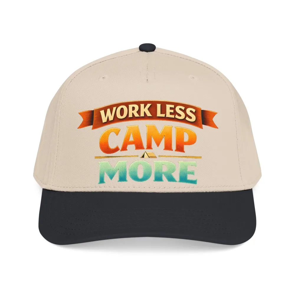 1397006976649300806_2048.jpeg Baseball Cap - "Work Less-Camp More" Design Scenic-Line