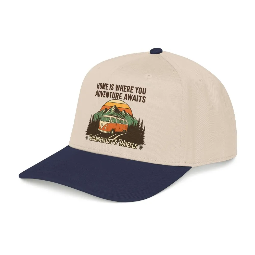 13987997157548461284_2048.jpeg Baseball Cap - "Home Is Where You Adventure Awaits" Mid Profile Baseball Cap