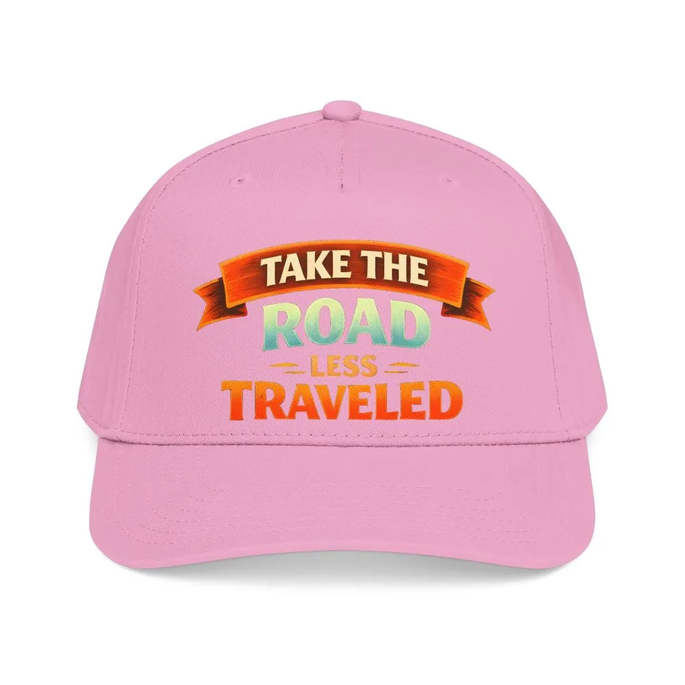 Baseball Cap - "Take The Road Less Traveled" Design Scenic-Line