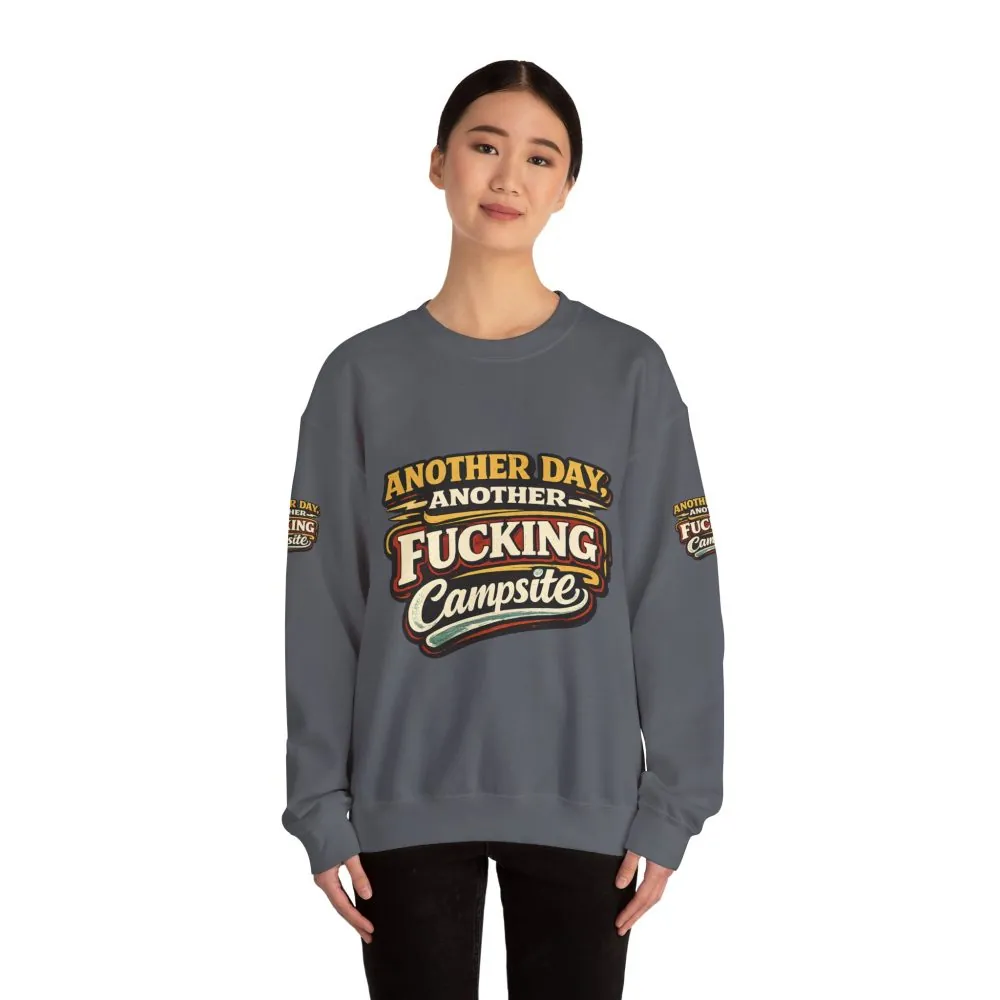 Unisex Heavy Blend™ Crewneck Sweatshirt — "Another Day" Design F**K-Line