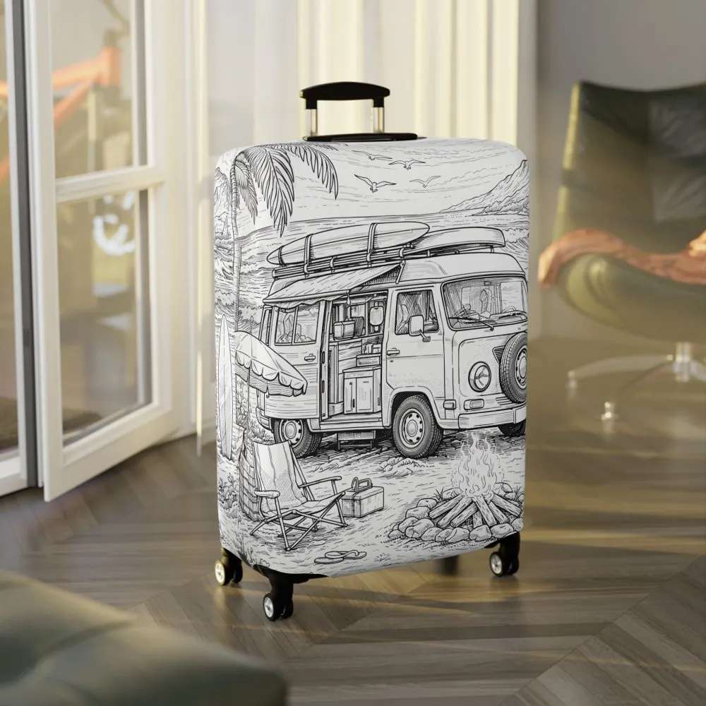 14110563565165152615_2048.jpeg Luggage Cover — Adventure Camper Sketch Travel Suitcase