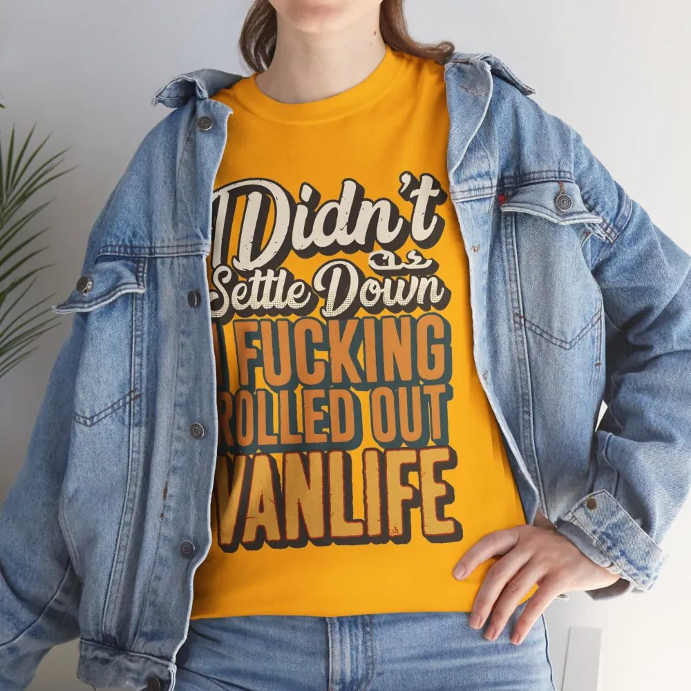 14114619880865600669_2048.jpeg Unisex Heavy Cotton Tee — "Dind´t Settle Down" Design F**K-Line